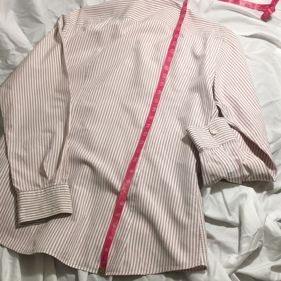 Ermenegildo Zegna- Pink &White Striped Button Down - Picture 6 of 7